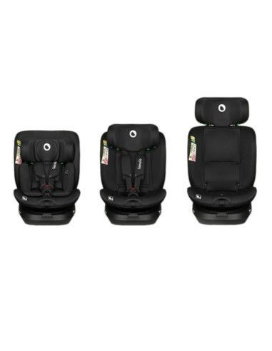 BN-LO-BRAVE_I-SIZE_BLACK_CARBON,Scaun auto, Lionelo, Brave i-Size, 4 in 1, Rotire 360 grade, Protectie laterala, Cu spatar incli