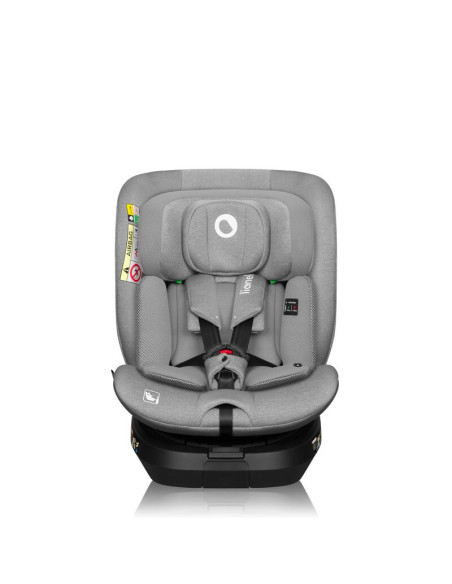 BN-LO-BRAVE_I-SIZE_GREY_STONE,Scaun auto, Lionelo, Brave i-Size, 4 in 1, Rotire 360 grade, Protectie laterala, Cu spatar inclina