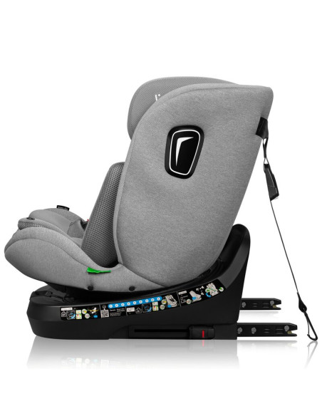 BN-LO-BRAVE_I-SIZE_GREY_STONE,Scaun auto, Lionelo, Brave i-Size, 4 in 1, Rotire 360 grade, Protectie laterala, Cu spatar inclina