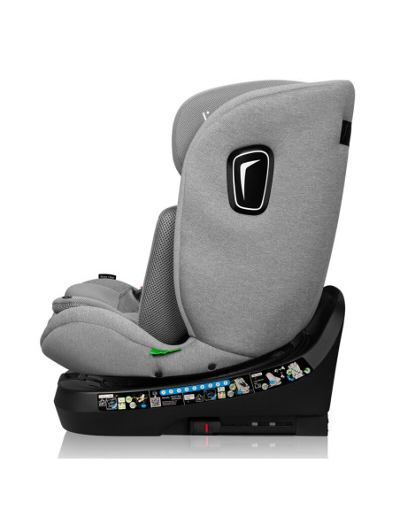 BN-LO-BRAVE_I-SIZE_GREY_STONE,Scaun auto, Lionelo, Brave i-Size, 4 in 1, Rotire 360 grade, Protectie laterala, Cu spatar inclina