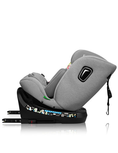 BN-LO-BRAVE_I-SIZE_GREY_STONE,Scaun auto, Lionelo, Brave i-Size, 4 in 1, Rotire 360 grade, Protectie laterala, Cu spatar inclina