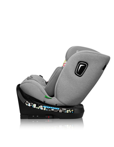 BN-LO-BRAVE_I-SIZE_GREY_STONE,Scaun auto, Lionelo, Brave i-Size, 4 in 1, Rotire 360 grade, Protectie laterala, Cu spatar inclina