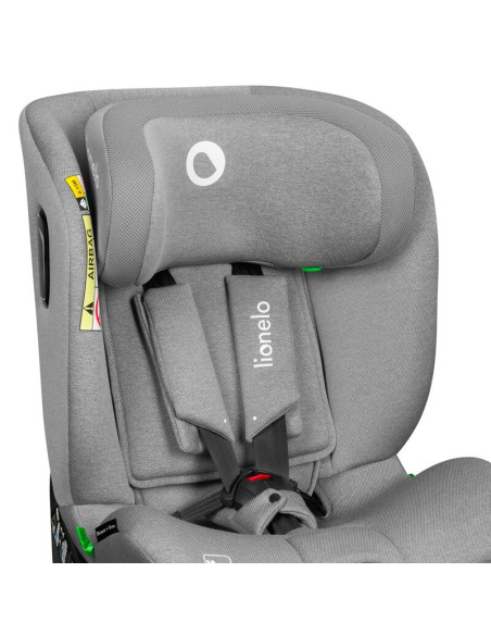 BN-LO-BRAVE_I-SIZE_GREY_STONE,Scaun auto, Lionelo, Brave i-Size, 4 in 1, Rotire 360 grade, Protectie laterala, Cu spatar inclina