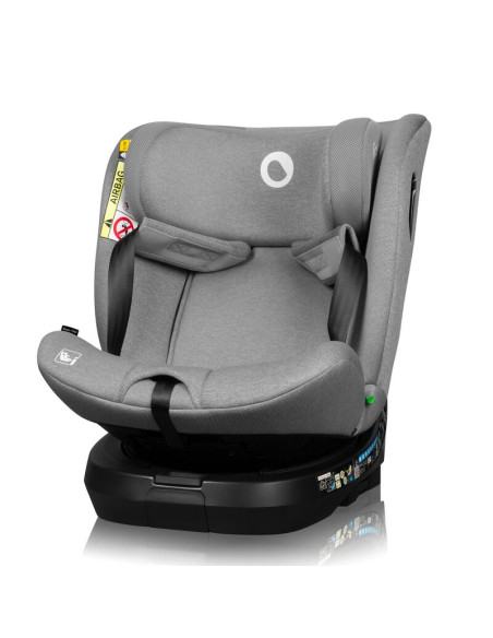 BN-LO-BRAVE_I-SIZE_GREY_STONE,Scaun auto, Lionelo, Brave i-Size, 4 in 1, Rotire 360 grade, Protectie laterala, Cu spatar inclina