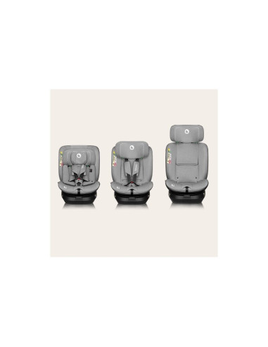 BN-LO-BRAVE_I-SIZE_GREY_STONE,Scaun auto, Lionelo, Brave i-Size, 4 in 1, Rotire 360 grade, Protectie laterala, Cu spatar inclina
