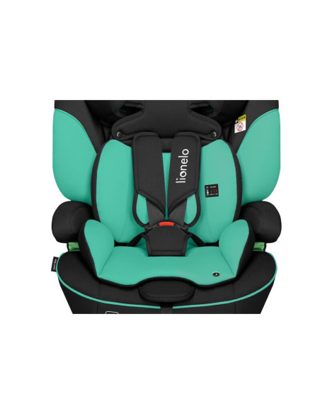 BN-LO-LEVI_I-SIZE_GREEN_EMERALD,Scaun auto, Lionelo, Levi i-Size, Universal, Instalare FWF, Cu tetiera reglabila in 10 pozitii, 