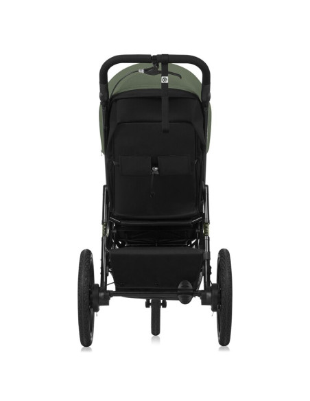 BN-LO-AZURA_GREEN_FOREST,Carucior sport, Lionelo, Azura, Cu 3 roti, Cu baldachin XXL impermeabil, Pliere compacta, Pana la 22 kg