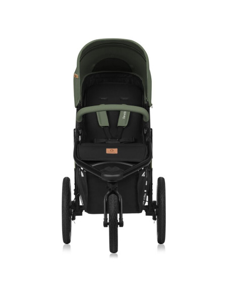 BN-LO-AZURA_GREEN_FOREST,Carucior sport, Lionelo, Azura, Cu 3 roti, Cu baldachin XXL impermeabil, Pliere compacta, Pana la 22 kg