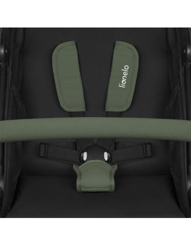 BN-LO-AZURA_GREEN_FOREST,Carucior sport, Lionelo, Azura, Cu 3 roti, Cu baldachin XXL impermeabil, Pliere compacta, Pana la 22 kg