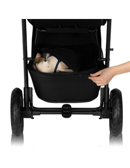 BN-LO-NATT_GREEN_EMERALD,Carucior sport, Lionelo, Natt, De la nastere, Cu accesorii si capotina XXL reglabila, 0 - 22 kg, Confor