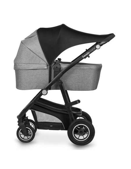 BN-LO-STROLLER_SUN_COVER_BLACK_CARBON,Parasolar, Lionelo, Pentru carucior, Material textil, Cu protectie UPF 50+, 53 x 51 cm, Ne