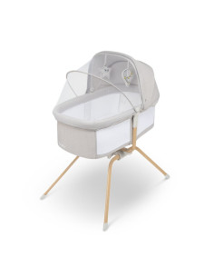 BN-LO-MALIN_EVO_BEIGE_NATURAL,Patut balansoar, Lionelo, Malin Evo, 3 in 1, Pliabil, 0-9 kg, Geanta Transport, Asamblare Rapida,  2