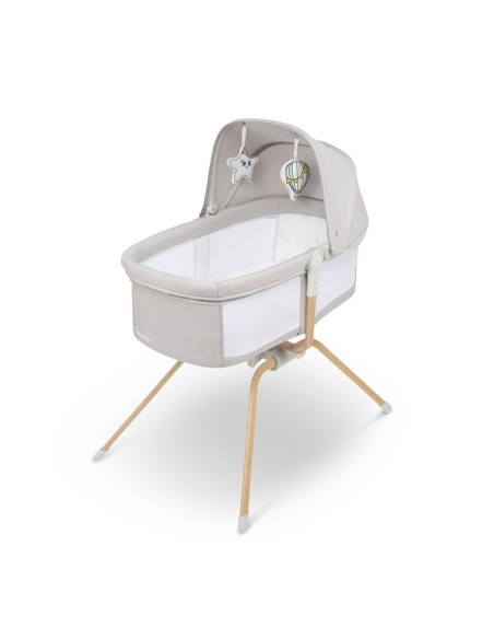 BN-LO-MALIN_EVO_BEIGE_NATURAL,Patut balansoar, Lionelo, Malin Evo, 3 in 1, Pliabil, 0-9 kg, Geanta Transport, Asamblare Rapida, 