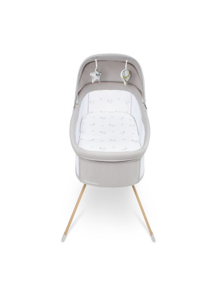 BN-LO-MALIN_EVO_BEIGE_NATURAL,Patut balansoar, Lionelo, Malin Evo, 3 in 1, Pliabil, 0-9 kg, Geanta Transport, Asamblare Rapida, 