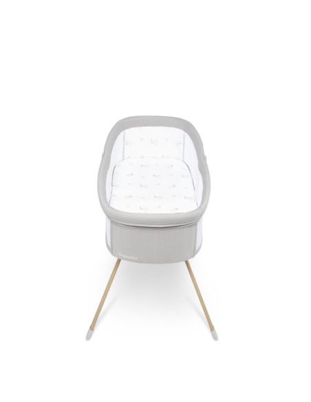 BN-LO-MALIN_EVO_BEIGE_NATURAL,Patut balansoar, Lionelo, Malin Evo, 3 in 1, Pliabil, 0-9 kg, Geanta Transport, Asamblare Rapida, 