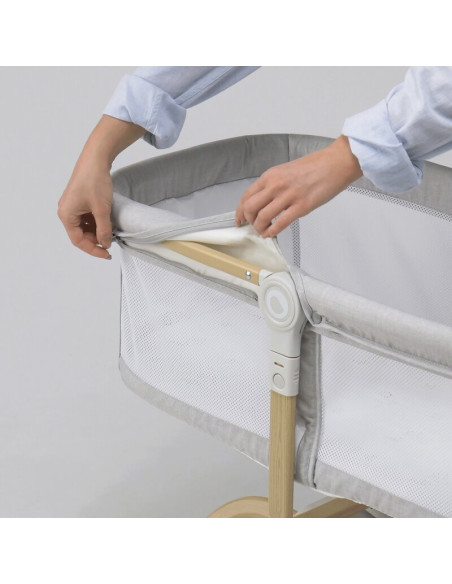 BN-LO-MALIN_EVO_BEIGE_NATURAL,Patut balansoar, Lionelo, Malin Evo, 3 in 1, Pliabil, 0-9 kg, Geanta Transport, Asamblare Rapida, 