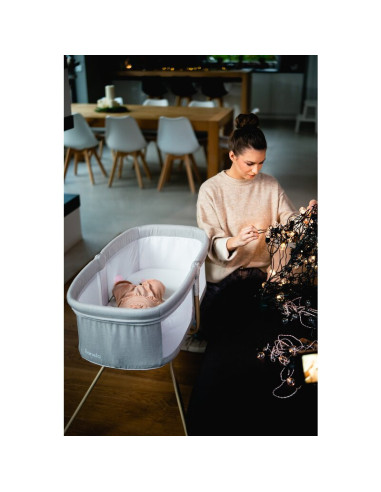 BN-LO-MALIN_EVO_BEIGE_NATURAL,Patut balansoar, Lionelo, Malin Evo, 3 in 1, Pliabil, 0-9 kg, Geanta Transport, Asamblare Rapida, 