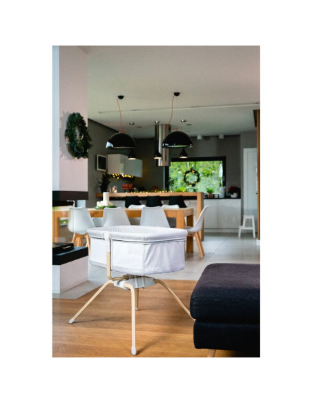 BN-LO-MALIN_EVO_BEIGE_NATURAL,Patut balansoar, Lionelo, Malin Evo, 3 in 1, Pliabil, 0-9 kg, Geanta Transport, Asamblare Rapida, 