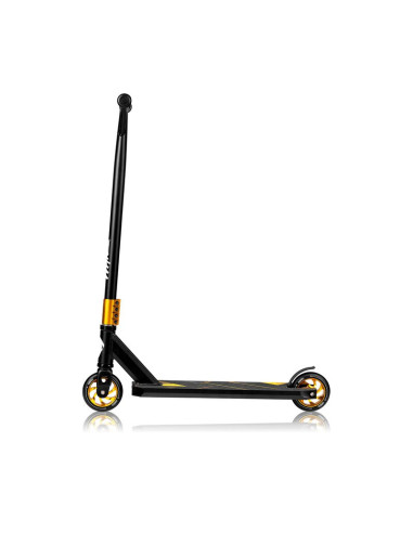 BN-LO-WHIZZ_BLACK_CARBON_YELLOW,Trotineta, Lionelo, Whizz, Pentru Acrobatii, Rulmenti ABEC-9, Sistemul de compresie IHC 9, 20 - 