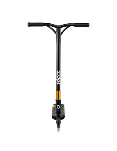 BN-LO-WHIZZ_BLACK_CARBON_YELLOW,Trotineta, Lionelo, Whizz, Pentru Acrobatii, Rulmenti ABEC-9, Sistemul de compresie IHC 9, 20 - 