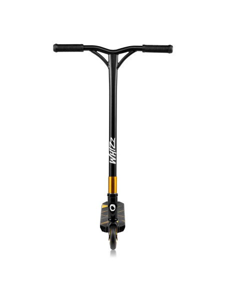 BN-LO-WHIZZ_BLACK_CARBON_YELLOW,Trotineta, Lionelo, Whizz, Pentru Acrobatii, Rulmenti ABEC-9, Sistemul de compresie IHC 9, 20 - 