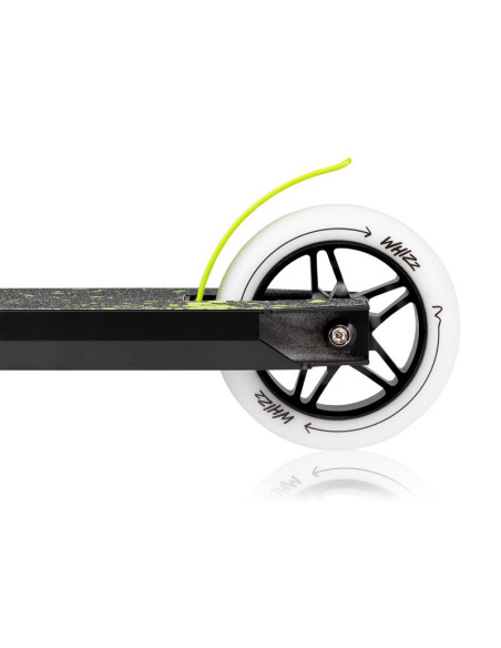 BN-LO-WHIZZ_GREEN_LIME_BLACK,Trotineta, Lionelo, Whizz, Pentru Acrobatii, Rulmenti ABEC-9, Sistemul de compresie IHC 9, 20 - 100