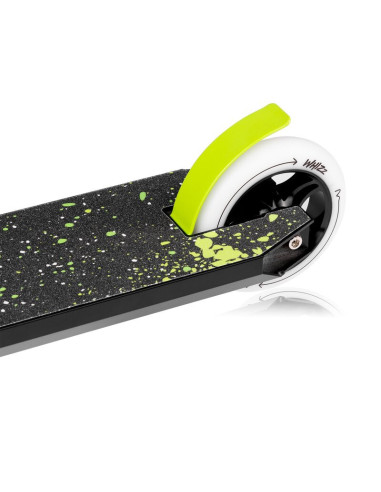 BN-LO-WHIZZ_GREEN_LIME_BLACK,Trotineta, Lionelo, Whizz, Pentru Acrobatii, Rulmenti ABEC-9, Sistemul de compresie IHC 9, 20 - 100