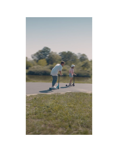 BN-LO-WHIZZ_GREEN_LIME_BLACK,Trotineta, Lionelo, Whizz, Pentru Acrobatii, Rulmenti ABEC-9, Sistemul de compresie IHC 9, 20 - 100