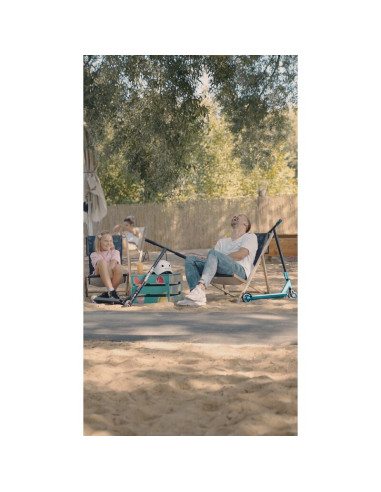 BN-LO-WHIZZ_GREEN_LIME_BLACK,Trotineta, Lionelo, Whizz, Pentru Acrobatii, Rulmenti ABEC-9, Sistemul de compresie IHC 9, 20 - 100