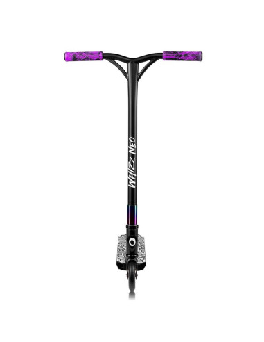 BN-LO-WHIZZ_NEO_BLACK_CARBON_MULTICOLOR,Trotineta, Lionelo, Whizz, Pentru Acrobatii, Rulmenti ABEC-9, Sistemul de compresie IHC 
