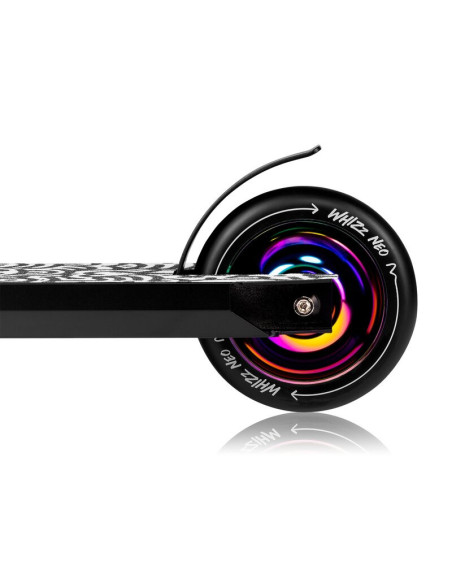 BN-LO-WHIZZ_NEO_BLACK_CARBON_MULTICOLOR,Trotineta, Lionelo, Whizz, Pentru Acrobatii, Rulmenti ABEC-9, Sistemul de compresie IHC 