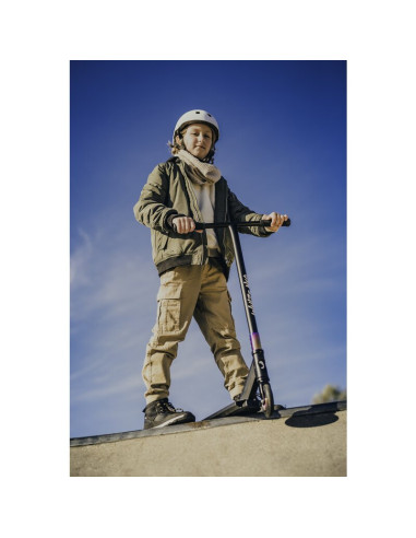 BN-LO-WHIZZ_NEO_BLACK_CARBON_MULTICOLOR,Trotineta, Lionelo, Whizz, Pentru Acrobatii, Rulmenti ABEC-9, Sistemul de compresie IHC 