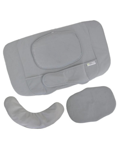 BN-BBL-B0167,Set 3 perne ergonomice, BBluv, Ergo, Pentru cap, gat si trunchi, 8 functii, Inclinare 12 grade, Cu husa detasabila 