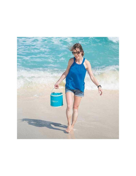 BN-BBL-B0129,Piscina pentru copii, Bbluv, Splash, Pliabila, Din tesatura impermeabila, Include geanta de transport si galetusa p