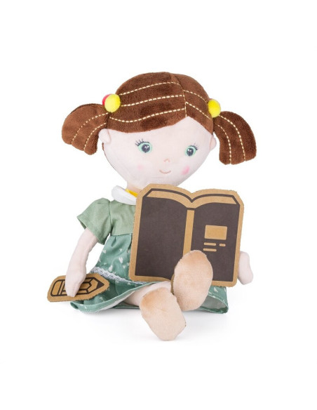 BN-623749,Papusa, Petite&Mars, Hannah, Din plus, 35 cm, 0 luni+, Multicolor