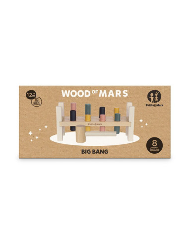 BN-610729,Banc de lucru, Petite&Mars, Big Bang Wood of Mars, 12 luni+, Multicolor BN-610729,Banc de lucru, Petite&Mars, Big Bang Wood of Mars, 12 luni+, Multicolor
