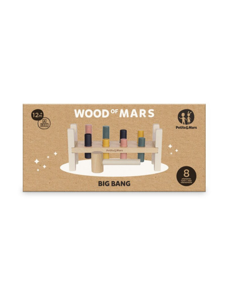 BN-610729,Banc de lucru, Petite&Mars, Big Bang Wood of Mars, 12 luni+, Multicolor BN-610729,Banc de lucru, Petite&Mars, Big Bang Wood of Mars, 12 luni+, Multicolor