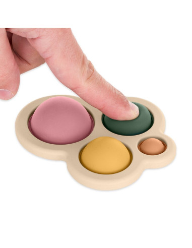 BN-605820,Jucarie senzoriala, Petite&Mars, Chill out, Din silicon, 11 cm, 6 luni+, Roz BN-605820,Jucarie senzoriala, Petite&Mars, Chill out, Din silicon, 11 cm, 6 luni+, Roz