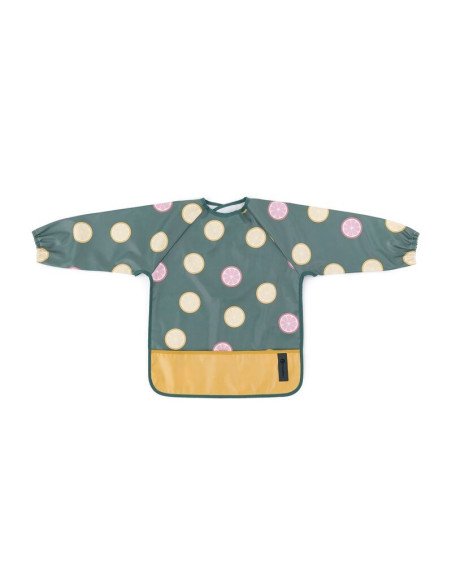 BN-413745,Baveta impermeabila, Petite&Mars, Cu maneci lungi, Usor de curatat, inchidere prin velcro, Dimensiune 38x42 cm, 24 lun BN-413745,Baveta impermeabila, Petite&Mars, Cu maneci lungi, Usor de curatat, inchidere prin velcro, Dimensiune 38x42 cm, 24 lun