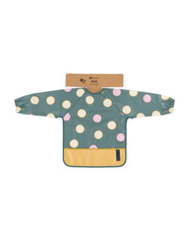 BN-413745,Baveta impermeabila, Petite&Mars, Cu maneci lungi, Usor de curatat, inchidere prin velcro, Dimensiune 38x42 cm, 24 lun BN-413745,Baveta impermeabila, Petite&Mars, Cu maneci lungi, Usor de curatat, inchidere prin velcro, Dimensiune 38x42 cm, 24 lun