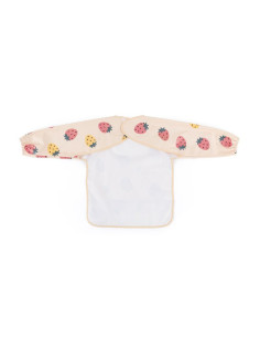 BN-413744,Baveta impermeabila, Petite&Mars, Cu maneci lungi, Usor de curatat, inchidere prin velcro, Dimensiune 38x42 cm, 24 lun 2