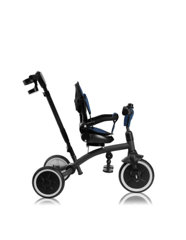 BN-LO-TRIS_PLUS_BLUE_DENIM,Tricicleta copii, Lionelo, Tris Plus, Ultrapliabila, Multifunctionala, Pana la 25 kg, Inclinare spata