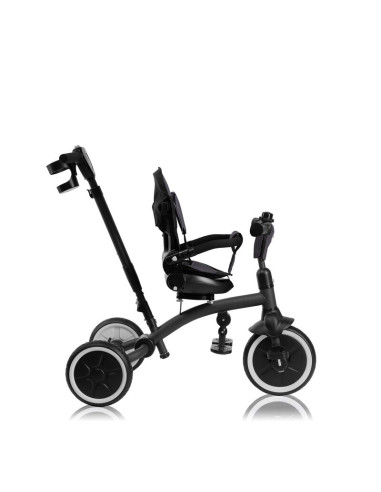 BN-LO-TRIS_PLUS_GREY_STONE,Tricicleta copii, Lionelo, Tris Plus, Ultrapliabila, Multifunctionala, Pana la 25 kg, Inclinare spata