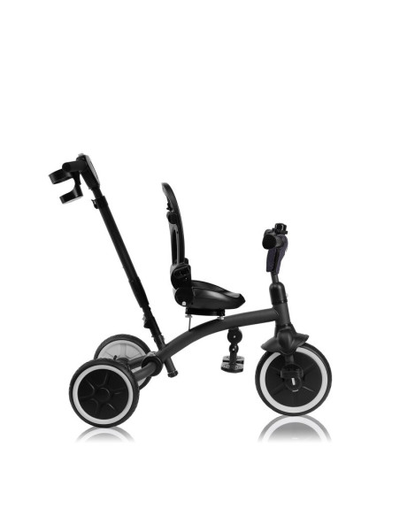 BN-LO-TRIS_PLUS_GREY_STONE,Tricicleta copii, Lionelo, Tris Plus, Ultrapliabila, Multifunctionala, Pana la 25 kg, Inclinare spata