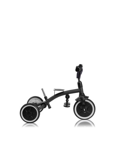 BN-LO-TRIS_PLUS_GREY_STONE,Tricicleta copii, Lionelo, Tris Plus, Ultrapliabila, Multifunctionala, Pana la 25 kg, Inclinare spata