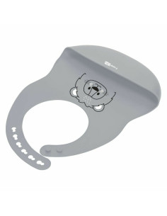 BN-49430,Baveta, FreeON, Moale, Din silicon, Fara BPA, Cu buzunar, 31 x 24 cm, Lion Grey 2