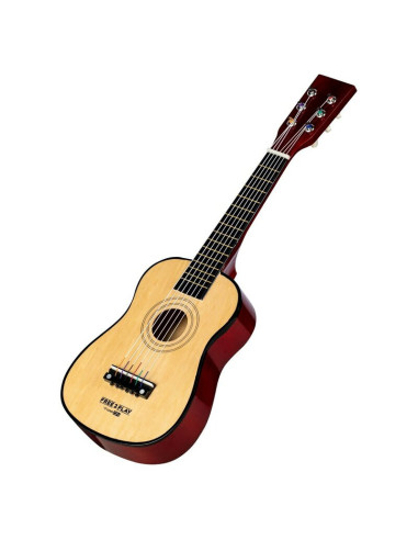 BN-44992,Chitara din lemn, Free2Play, Cu 6 corzi metalice, Dezvolta abilitatile motorii, Stimuleaza auzul si atentia auditiva, 5 BN-44992,Chitara din lemn, Free2Play, Cu 6 corzi metalice, Dezvolta abilitatile motorii, Stimuleaza auzul si atentia auditiva, 5