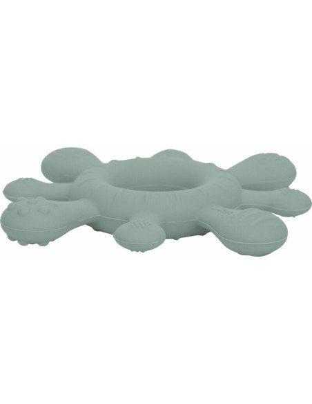 BN-49461,Inel de dentitie, FreeON, Pentru masajul gingiilor, Cu diverse texturi, Din silicon, Fara BPA, 3 luni+, Verde