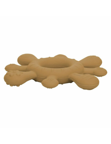 BN-49454,Inel de dentitie, FreeON, Pentru masajul gingiilor, Cu diverse texturi, Din silicon, Fara BPA, 3 luni+, Ochre