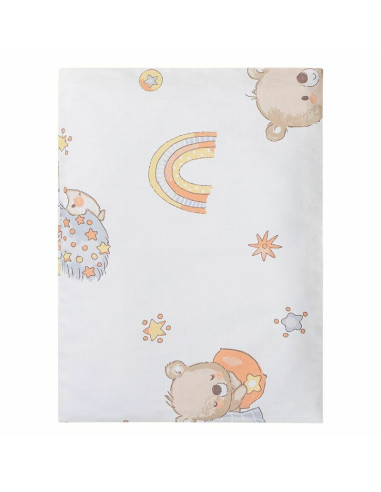 BN-50108,Set lenjerie 5 piese, Bubaba, Pentru patut 90x50 cm, Cu pernuta, paturica, husa pentru paturica, fata de perna, cearcea